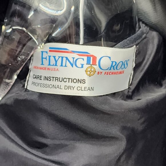 Flying Cross Vintage Police Jacket With Faux Fur Collar, Men's 46R - Picture 11 of 14